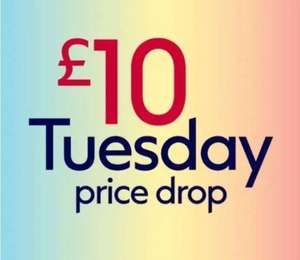 £10 tuesday deals includes oral B, no7, Veet, Soap & Glory, Ted Baker, O'Keeffe, l'oreal, nip+fab, estee lauder - £1.50 C&C