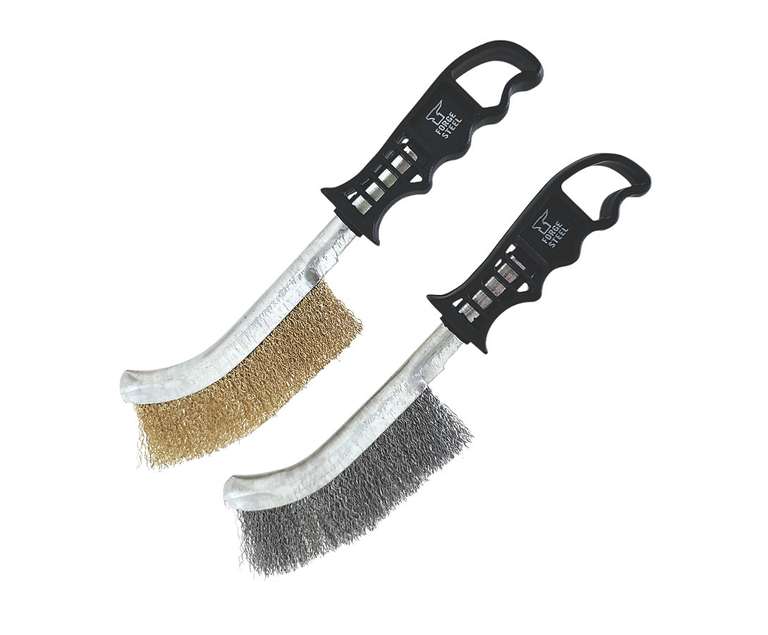 Forge Steel Wire Brush Set 2 Pieces - Free C&C
