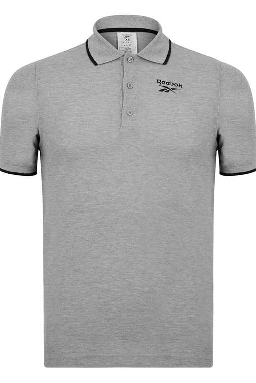 Reebok Men's Identity Pique Polo Shirt grey size S £8.03/M black £10.47 ...