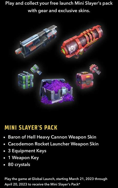Mighty DOOM + FREE launch Mini Slayer's pack on Google Play