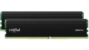 Crucial Pro DDR4 RAM 32GB Kit (2x16GB) 3200MHz, Intel XMP 2.0, Computer Memory (PC) - CP2K16G4DFRA32A W/voucher