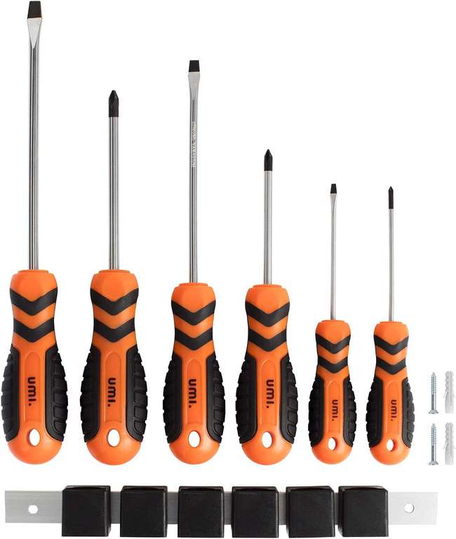 6 Piece Screwdriver Set - £5.49 With Code, Dispatched By Amazon, Sold By GS Basics