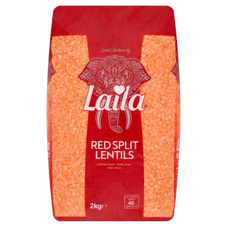 Laila Red Lentils 2kg