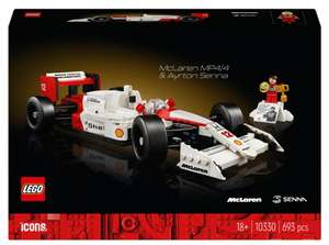 LEGO Icons 10330 McLaren MP4/4 & Ayrton Senna Set / LEGO Disney 43247 Young Simba the Lion King Set £96.99 (Free C&C)