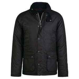 Barbour Amble Men's Waxed Jacket - Black - £119.50 @ Allweathers
