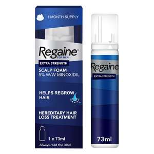 Regaine For Men 5% Foam - £19.99 delivered with code - @ Chemist Direct