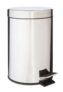 Habitat 3 Litre Stainless Steel Pedal Bin - £4.99 (Free Click & Collect) @ Argos
