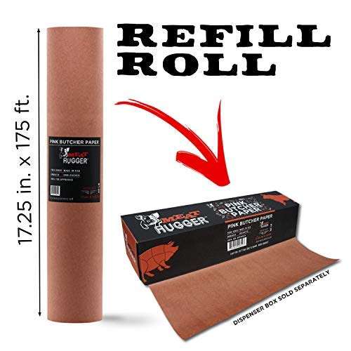 Pink Butcher BBQ Paper Refill Roll For Dispenser Box (17.25 Inch by 175 Feet) Sold by Amazon US