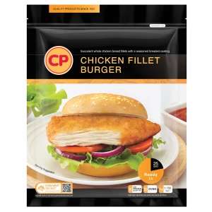 CP Foods Chicken Fillet Burger, 1.7kg (instore - national)