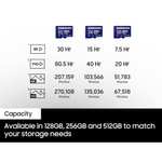 Samsung PRO Plus SD Card, 256 GB, UHS-I U3, Full HD & 4K UHD, Includes USB Card Reader