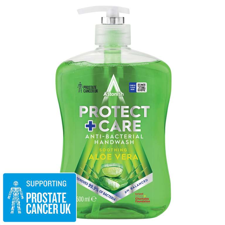 Astonish 600ml Handwash, Milk and Honey/Aloe Vera and Lotus/Moisture Protect/Peony Bloom