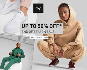 Up to 50% off the Sale + Extra 20% off with Code Delivery £3.95 Free on £50 Spend + Free Returns @ Puma