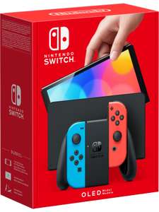 Outlet Item: Nintendo Switch OLED 64GB – Neon Red/Blue
