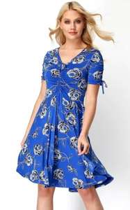 Roman Floral V Neck Tea Dress £36 @ Next Free click and collect