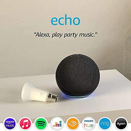 Amazon Echo (4th gen) & Philips Hue Bulb (E27 or B22) - £41.24 w/trade in plus receive voucher