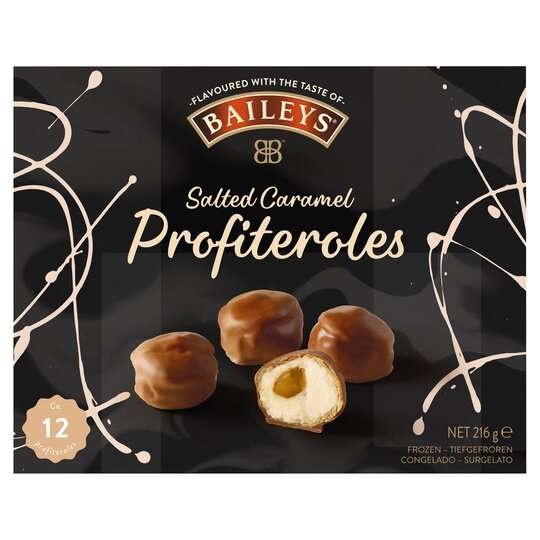 Bailey's salted caramel profiteroles 40p Morrisons Dewsbury road Wakefield