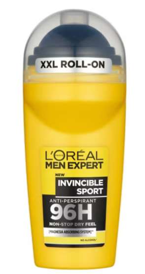 L’Oreal Men Expert Roll On Deodorant 50ml (6 Options/Scents) + Free Click & Collect