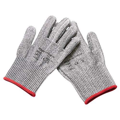 3x AmazonCommercial Cut-resistant Level 5 D Goldsilk Work Gloves, S - £6.80 / M - £7.92 @ Amazon