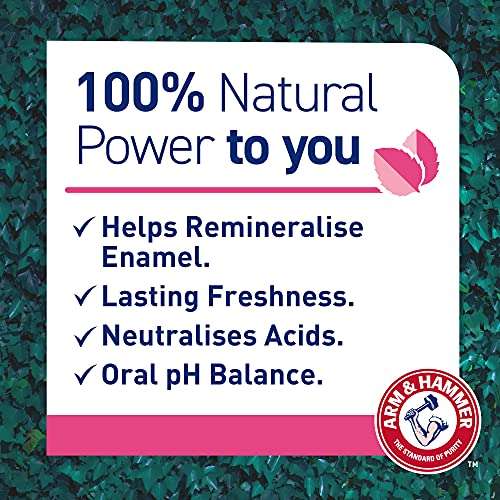 Arm & Hammer 100% Natural Baking Soda Gum Protection Toothpaste, 75ml £2.24 at Amazon