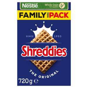Nestle Shreddies - The Original (720g) - £1.95 Clubcard Price @ Tesco