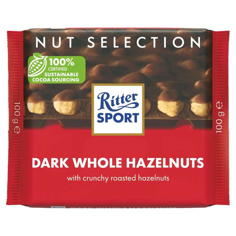 Ritter Sport 100g Nut Selection varieties, Nectar price