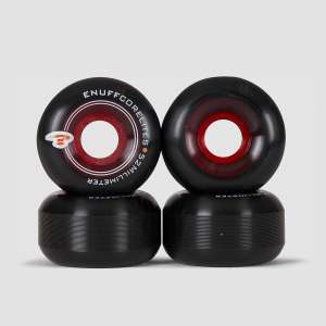 Enuff Corelites Skateboard Wheels Black-Red 52mm