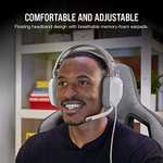 Corsair HS80 RGB USB Gaming Headset - Dolby 7.1 Surround Sound - Broadcast Quality Microphone - iCUE Compatible - PC - White or Black
