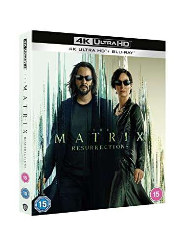 The Matrix Resurrections [4K Ultra-HD] [Blu-ray] [2021] [Region Free] £9.99 @ Amazon