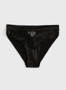 Boudoir Collection Black Lace High Leg Knickers (Size 8 or 10) £2.40 + free collection @ TU Clothing