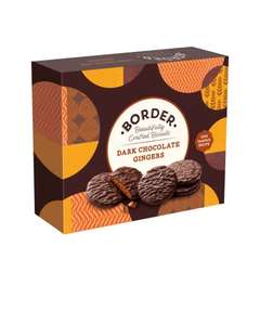 Border Biscuits - Dark Chocolate Gingers - Luxury Biscuits made with Expertly Sourced Ginger & Rich Chocolate 255G