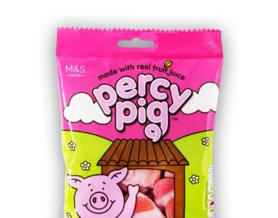 Free Sweet Treat e.g Bag of Percy Pigs or Colin the Caterpillars for Sparks Members Scanning QR code @ Marks & Spencer