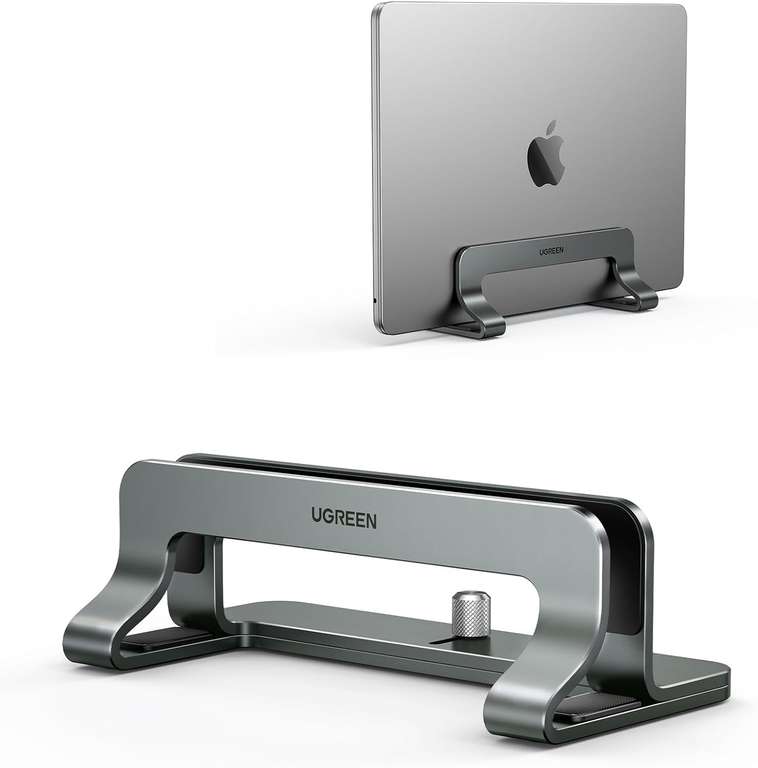 Adjustable UGREEN Aluminium Vertical Laptop Stand at Amazon for £15.96 ...