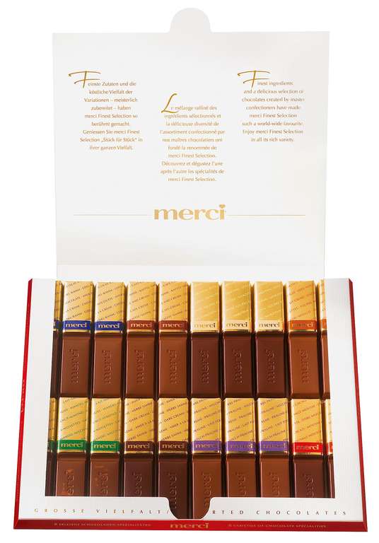Merci Finest Milk & Dark Chocolate Box 250 g £3.80 at Amazon - hotukdeals