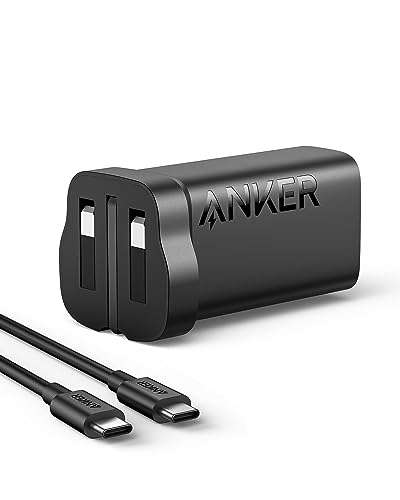 Anker 67W USB C Plug, PIQ 3.0 Compact & Foldable 3-Port Fast Charger + 5 ft USB-C to C Cable Included (FBA AnkerDirect)