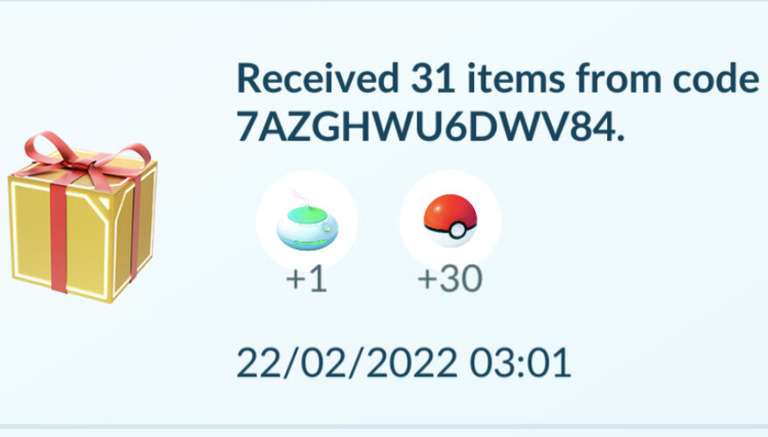 Pokémon Go - Free 30 pokeballs (Red) + 1 incense - account specific.