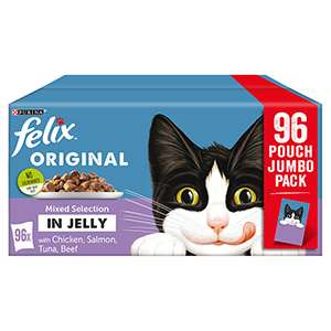 Felix Cat Food in Jelly X 96 £30.59 - Free Click & Collect @ Pets at Home