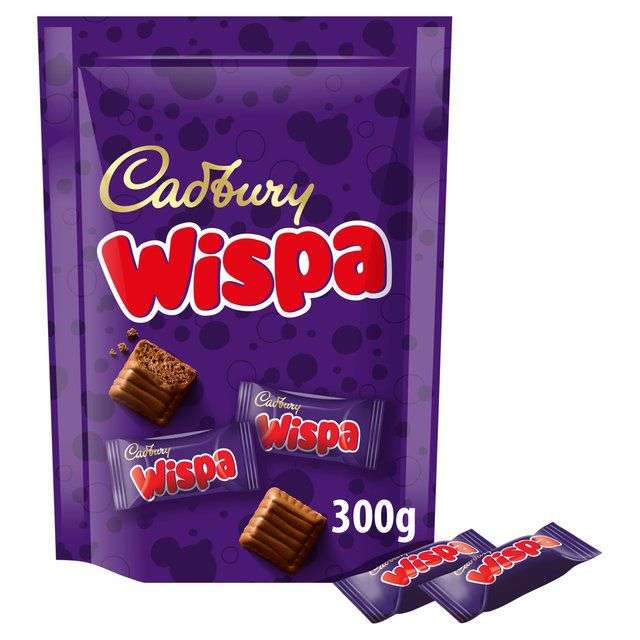 Cadbury Mini Wispa Chocolate Pouch, 300g