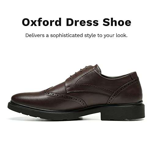Bruno Marc Men's Lace Up Wing Tip Derbys Formal Dress Shoes Men sizes 6.5-10 £14.99 with code Dispatches from Amazon Sold by dreampairsEU