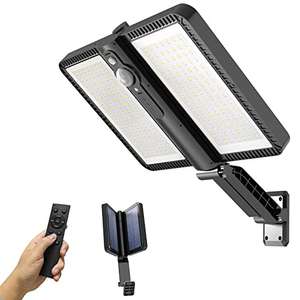 XilbDL Solar Lights Outdoor Garden, Motion Sensor, Solar, Waterproof 218 LED Super Bright 5 Modes - £22.99 @ Amazon