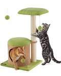 FEANDREA WhimsyWonders Cat Tree House, Small Cat Tower for Kittens - £24.99 With Voucher @ Songmics / Amazon