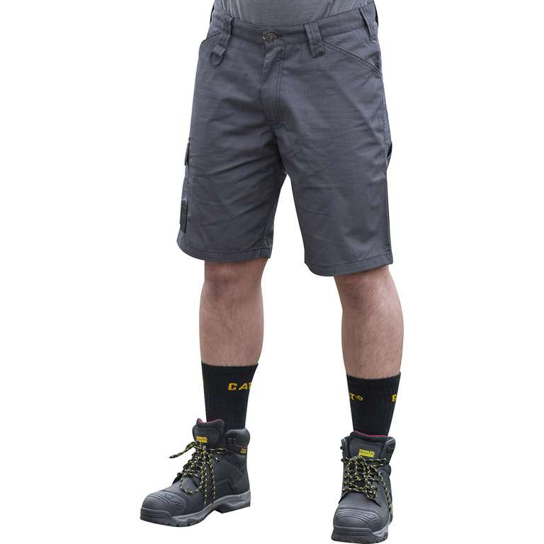 Stanley Washington Cargo Shorts Grey 38" £9.38 Free Click & Collect Limited Locations @ Toolstation