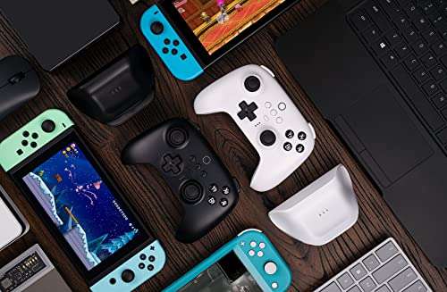 8BitDo Ultimate Bluetooth & 2.4g Controller with Charging Dock for Switch & Windows - White £43.89 - Sold by Bayukta / Fulfilled By Amazon