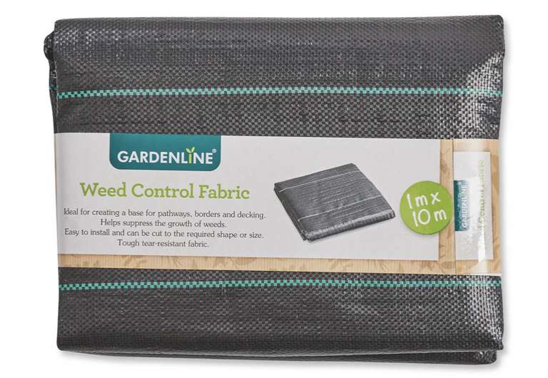 Weed Control Fabric - 10 x 1m or 5 x 2m £3.99 + £2.95 Delivery / Free Delivery When You Spend Over £30 @ Aldi