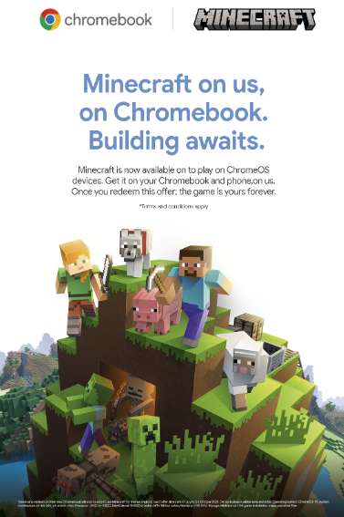 Minecraft, now on Chromebook