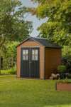 Keter Newton Outdoor Apex Double Door Garden Storage Shed 7.5 x 7ft 15-year Warranty - 2-3 month dispatch