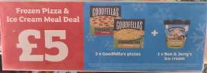 2 x Goodfellas Pizza & 1 x Ben & Jerry's Ice Cream Tub £5 @ Sainsburys Old Street