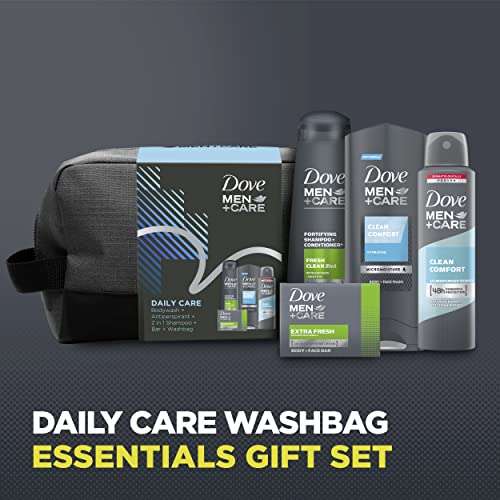 Dove Men+Care Daily Care Washbag Essentials Gift Set 4 Pieces £6.30 at Checkout @ Amazon