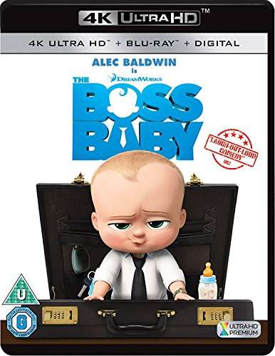 Dreamworks: The Boss Baby 4K HDR + Blu-Ray + Digital Code Dolby Atmos £8.09 @ Amazon