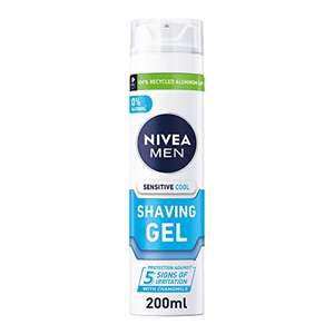 NIVEA MEN Sensitive Cooling Shaving Gel (Pack of 6)