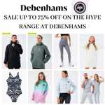 Sale - Up to 75% Off Hype Range + Extra 10% Off (Automatically Applied At Checkout) + Free Delivery With Code - @ Debenhams